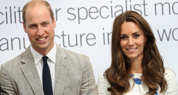William and Kate spent time with bereaved families during a visit to a hospice. Photo / Getty